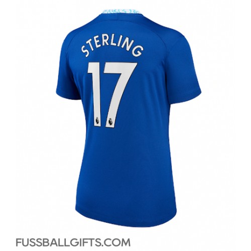Chelsea Raheem Sterling #17 Fußballbekleidung Heimtrikot Damen 2022-23 Kurzarm